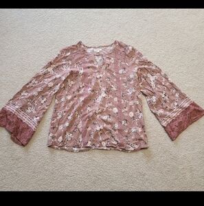 Floral Pink Women's Top